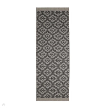 County Genesis Silver In-Outdoor Flatweave Runner-Melrose-Rug Love - The Most Loved Rug Store